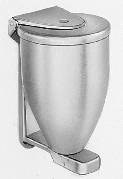 32oz Urn Style Surface Mounted Satin Stainless Steel Powdered Soap Dispenser